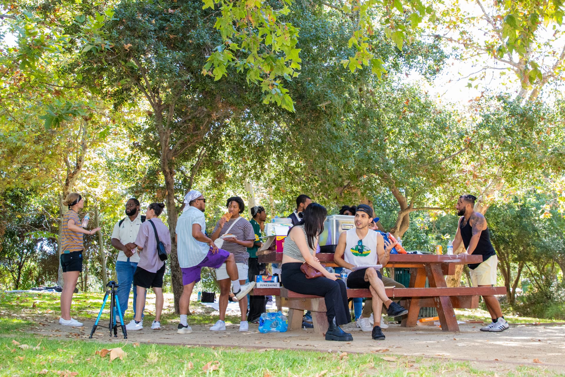The Kandid Media collective on location